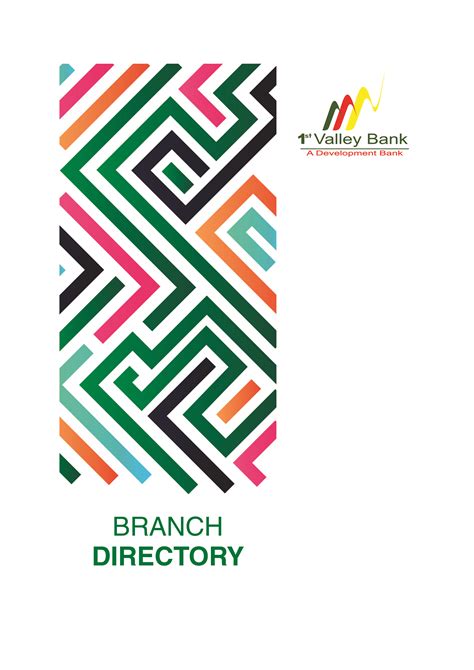 1st valley bank loan, branches, contact number .